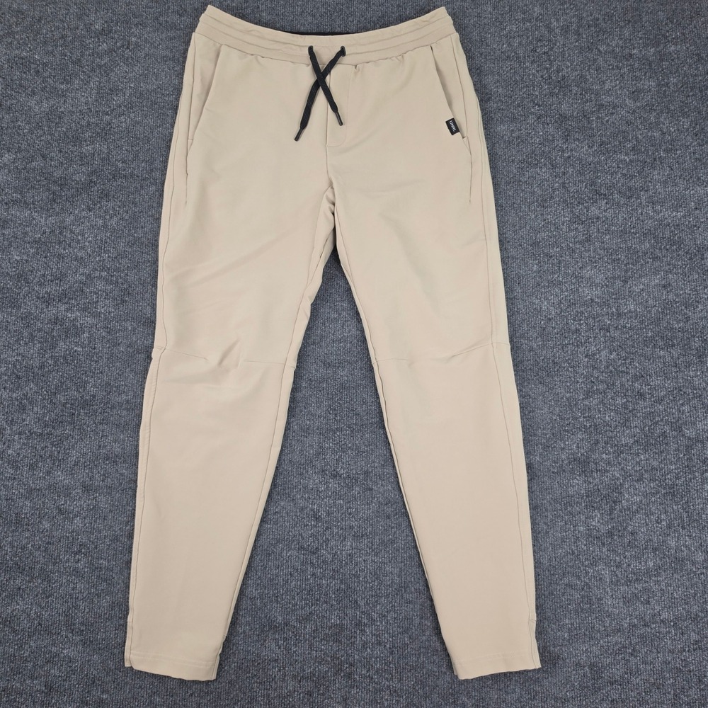 UNRL Tapered Performance Joggers Pants Men's M Tan Stretch Activewear Training